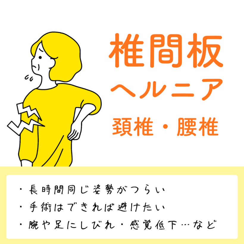 椎間板ヘルニア（頚椎・腰椎）